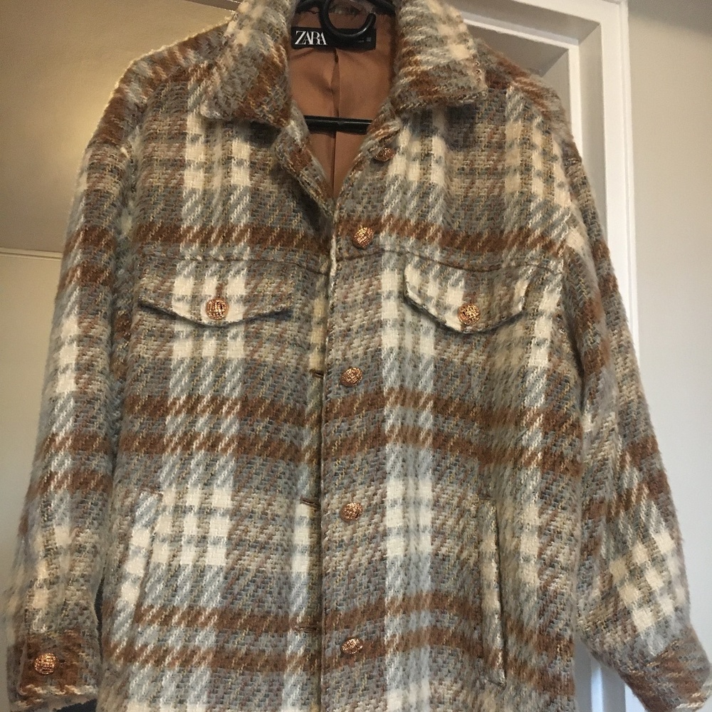 ZARA PLAID Shacket